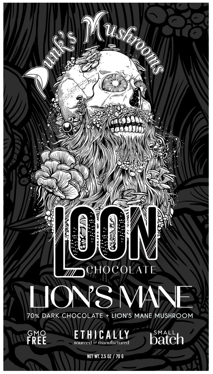 Bar- Lion's Mane Loon Chocolate