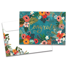 Load image into Gallery viewer, TF Card- Congrats Flowers Vibrant, Congrats 19546
