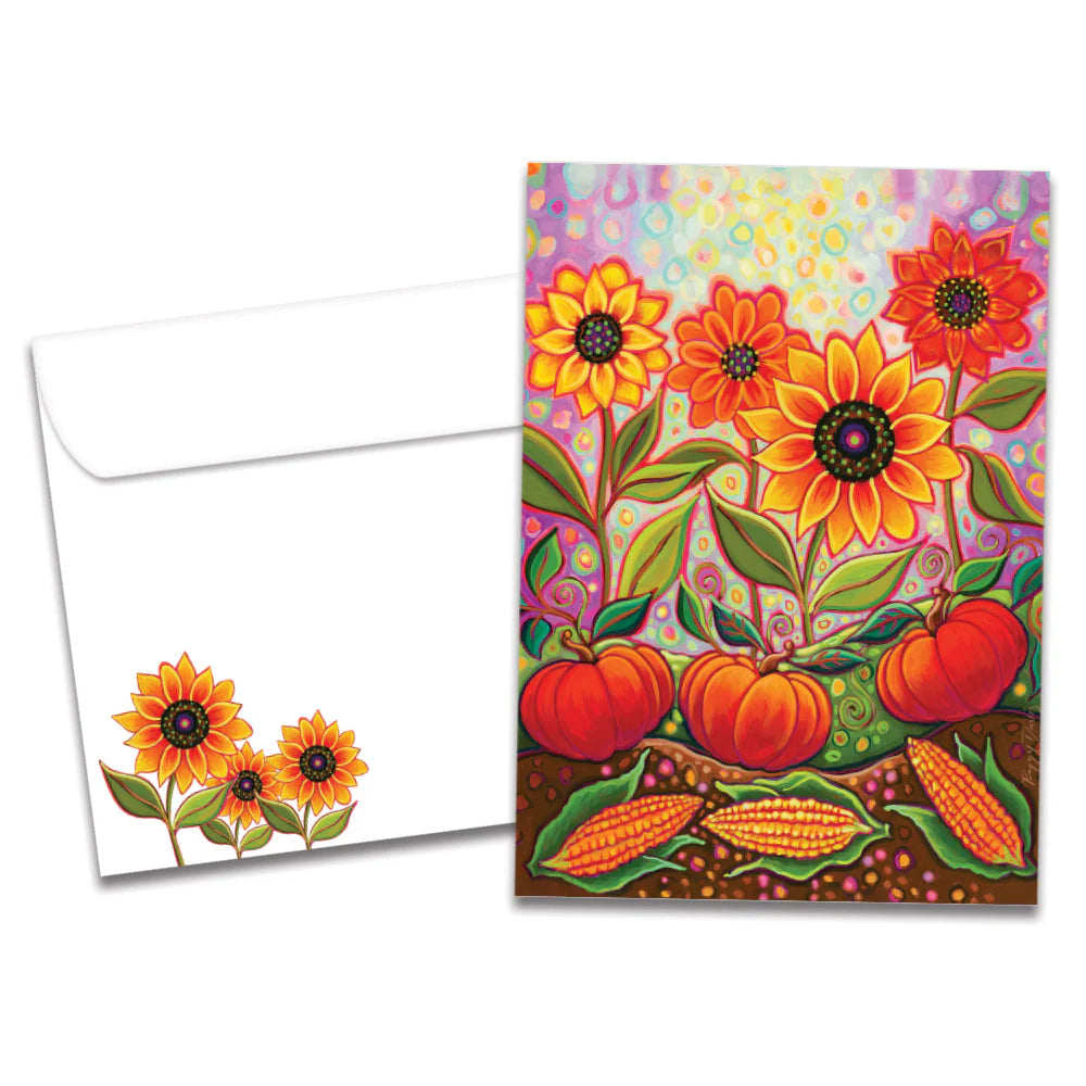 TF Card- Pumpkins and Sunflowers 19994