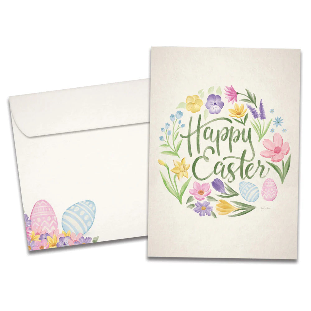 TF Card- Spring Wreath Easter 21518