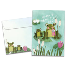 Load image into Gallery viewer, TF Holiday Card- Frog Home, Mother's Day 22268
