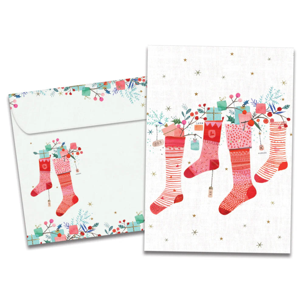 TF Card- Overflowing Stockings 22315
