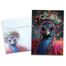 Load image into Gallery viewer, TF Card- Fabulous Peacock, Birthday 22397
