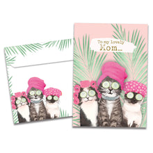 Load image into Gallery viewer, TF Holiday Card- Lovely Cats, Mother's Day 22453
