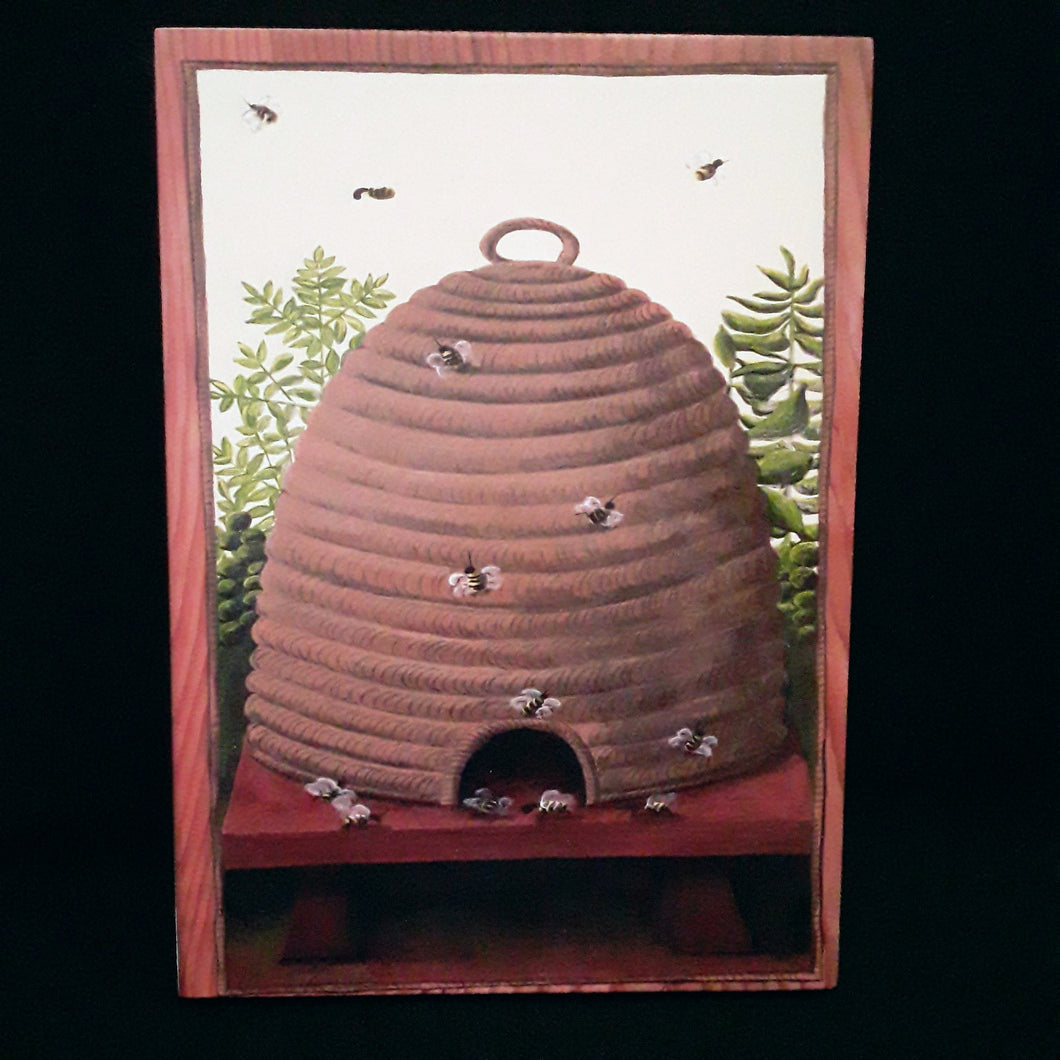 Bee Skep 5x7 Box Print