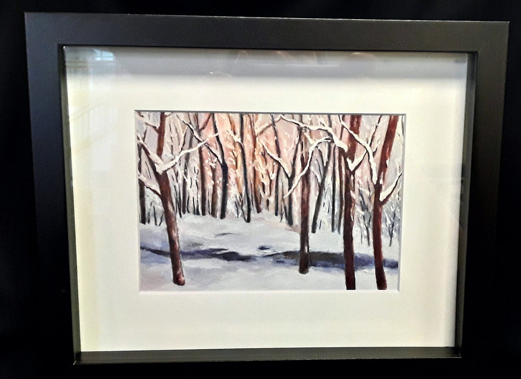 Framed Print- Trees in Snow