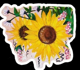 Sticker- Sunflower