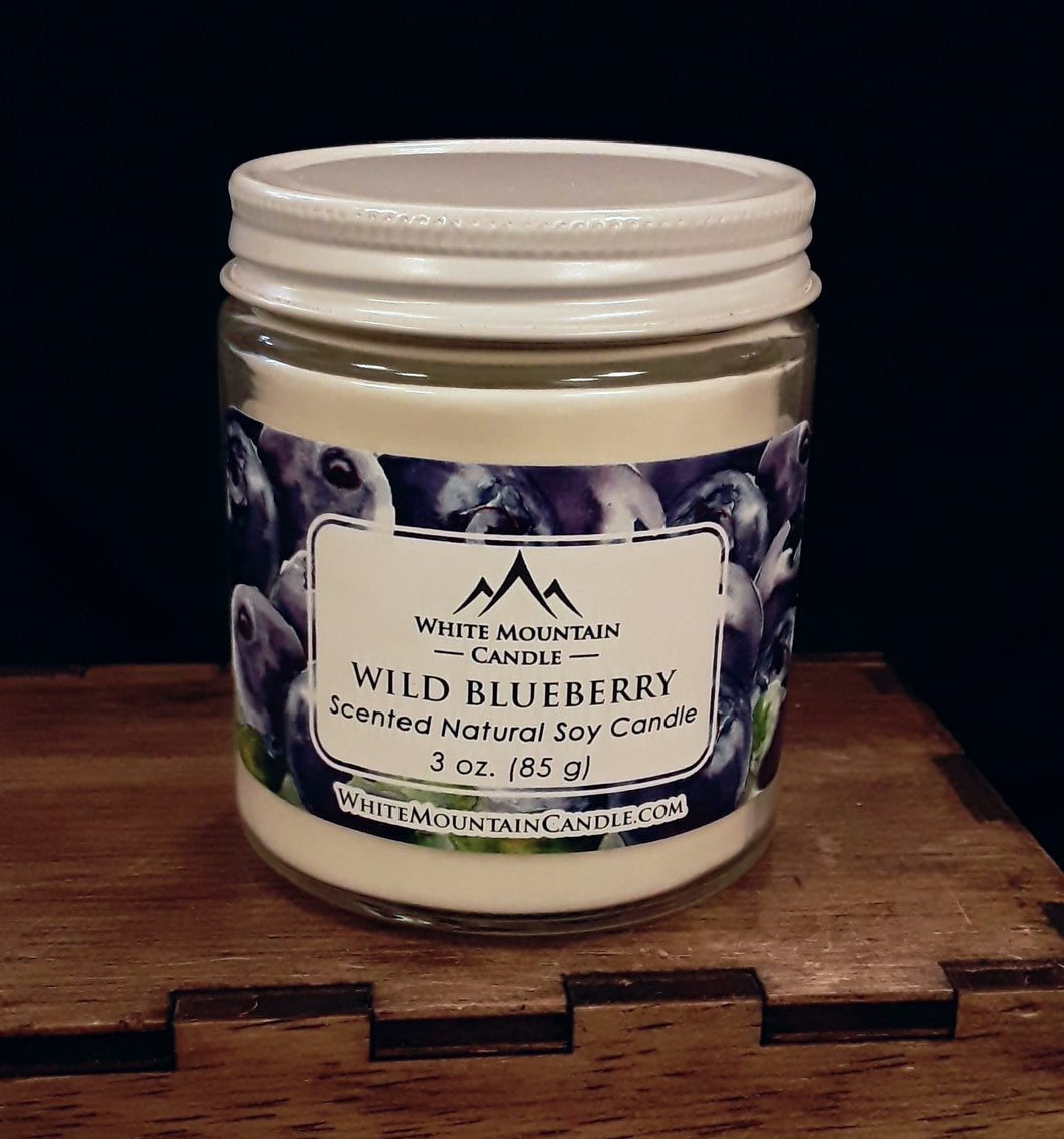 Wild Blueberry 3oz Soy Candle