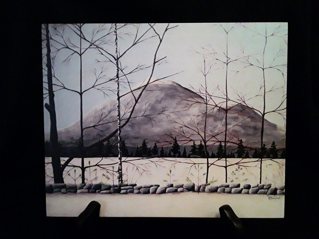 Box Print- Mt. Monadnock in Winter 8x10