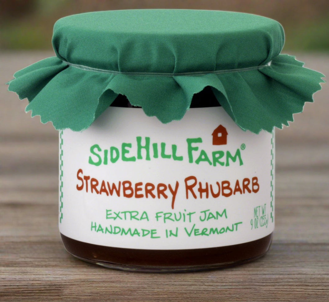 Jam- Strawberry Rhubarb 9 oz-SH : 9 oz