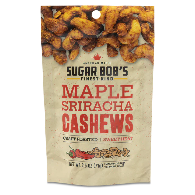 Vermont Maple Sriracha Cashews-2.5 oz