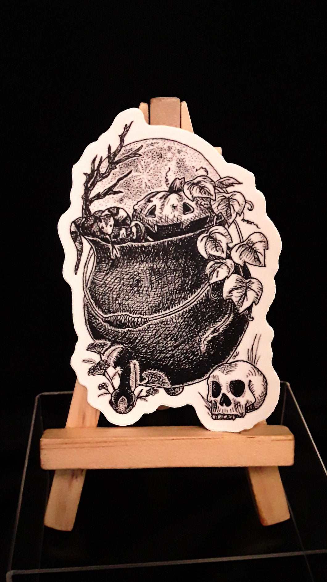 Vinyl Stickers - Hallowe'en Cauldron