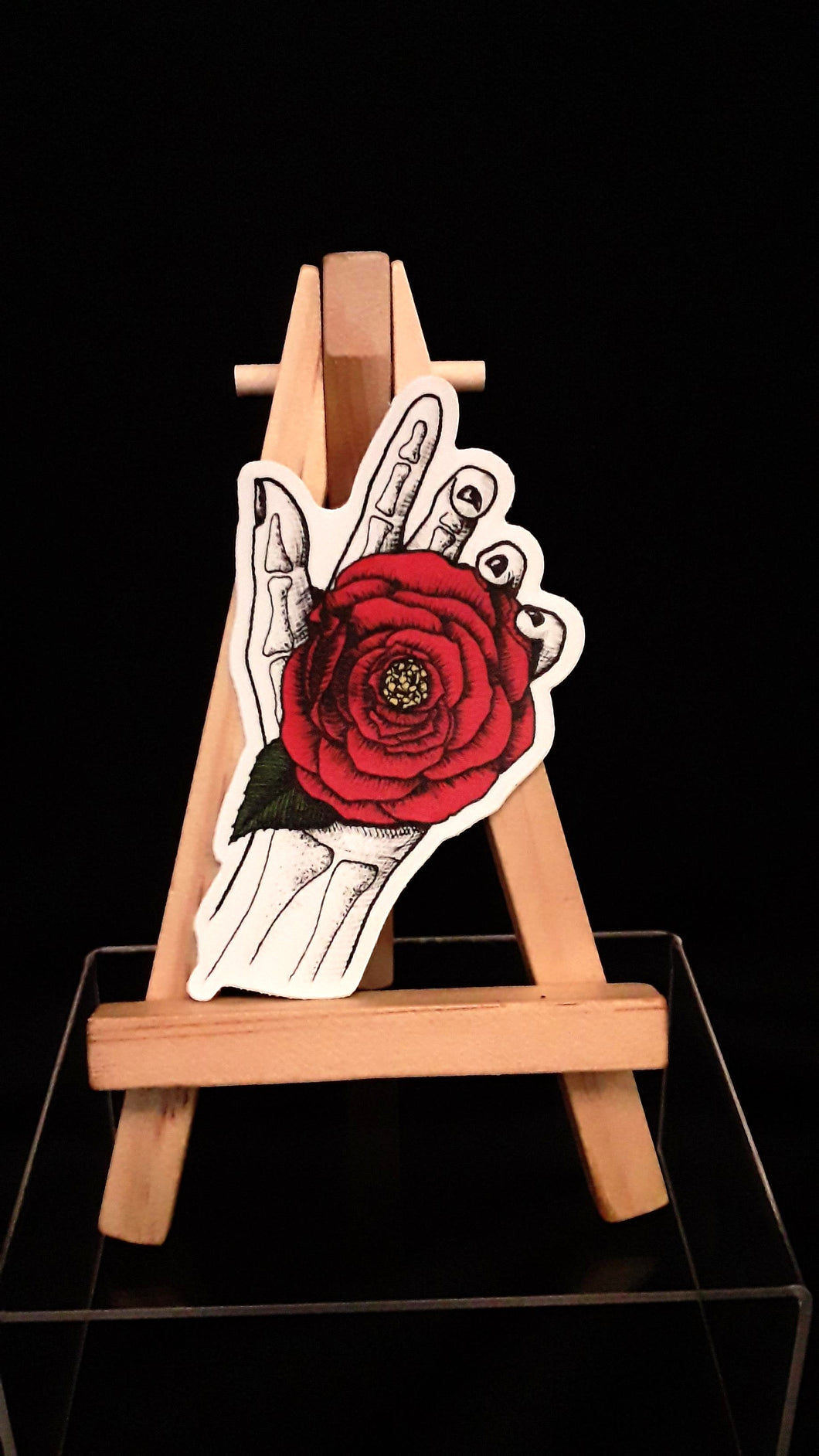 Vinyl Sticker- Camellia Hands