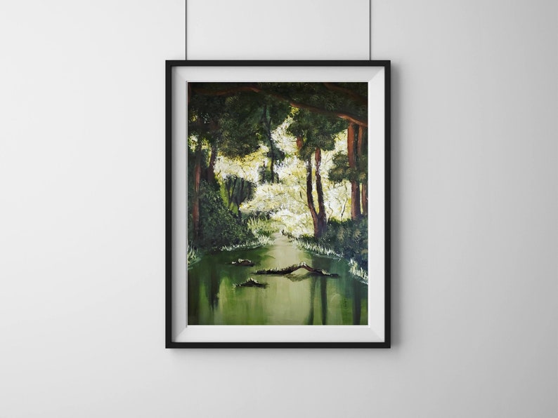 Print - Mossy Forest 12x15