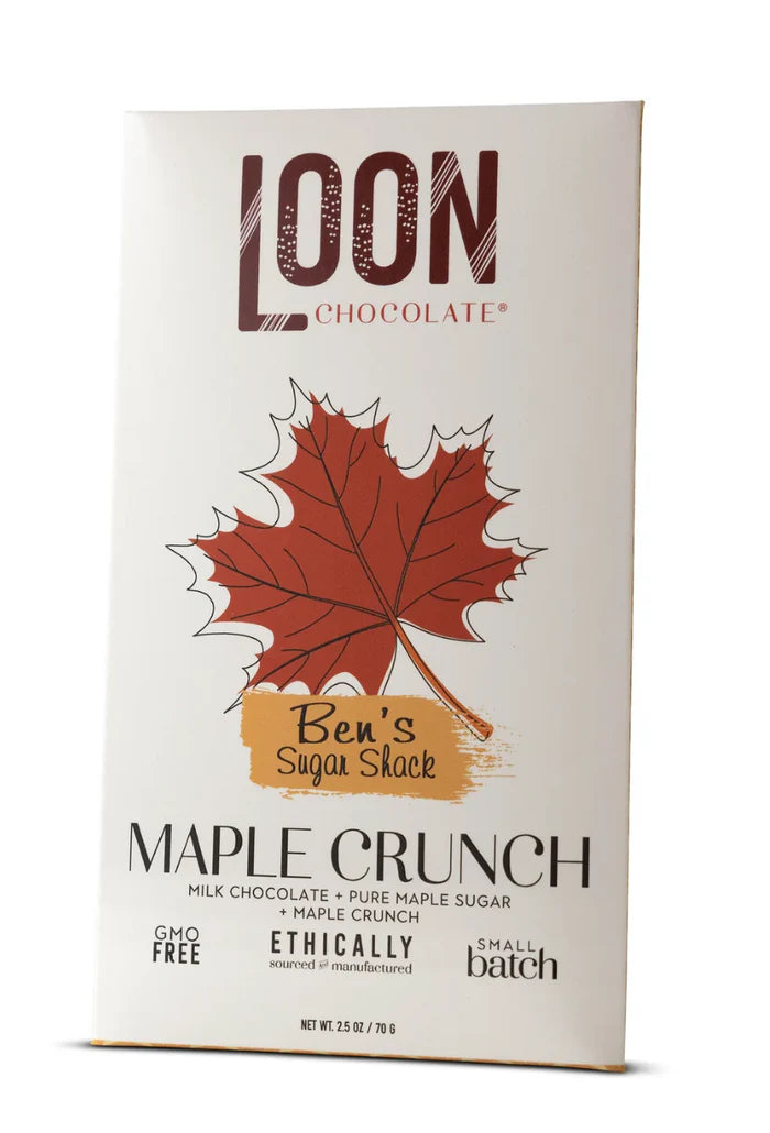 Bar- Maple Crunch Loon Chocolate