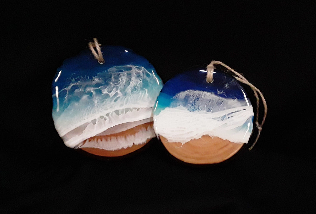 Round Ocean Ornament