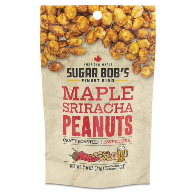 Vermont Maple Sriracha Peanuts-2.5 oz