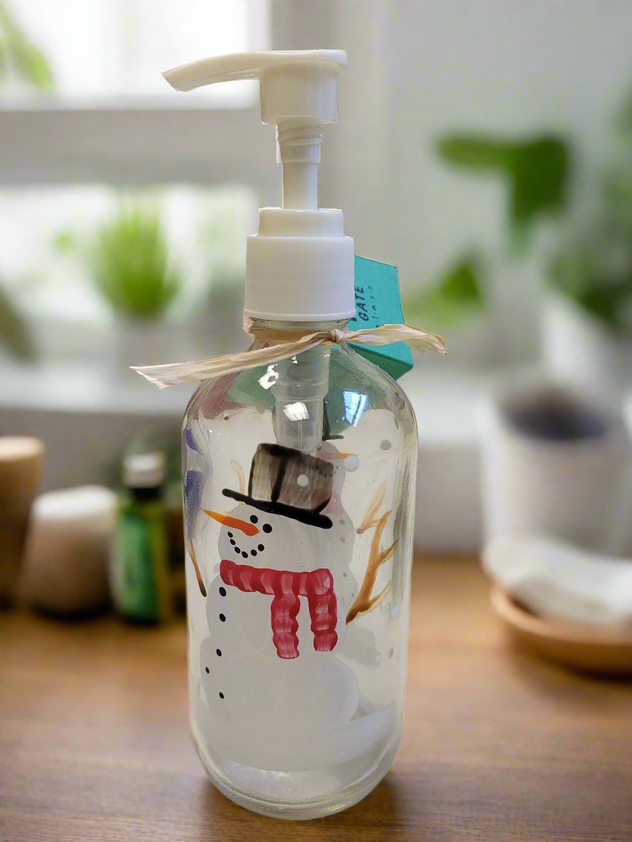 Lotion/ Soap Pump - Snowman