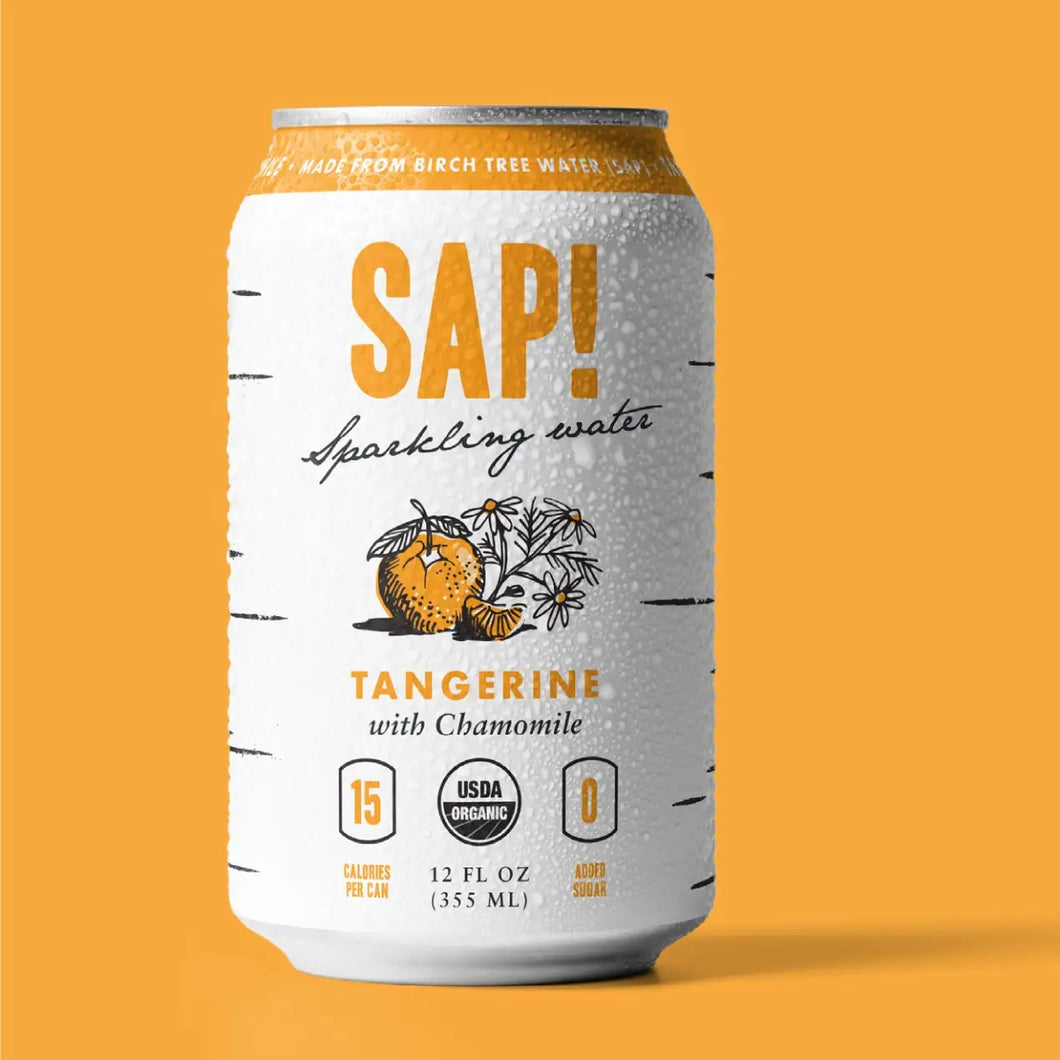 SAP! Tangerine Sparkling Water