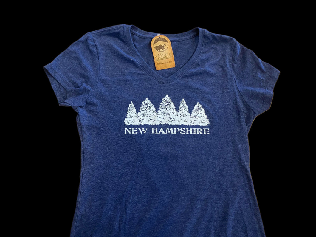 V-Neck- Blue NH Evergreens